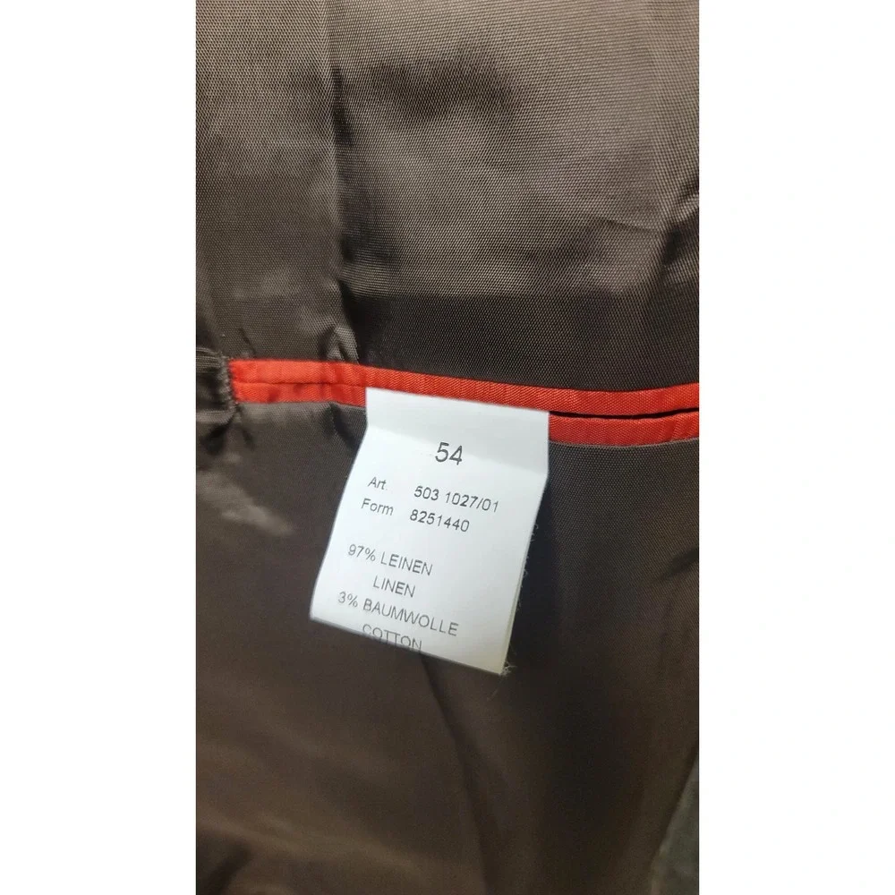 Paul Stuart Men's 44R Linen Blazer Men's Sport Coat Interview Business Formal